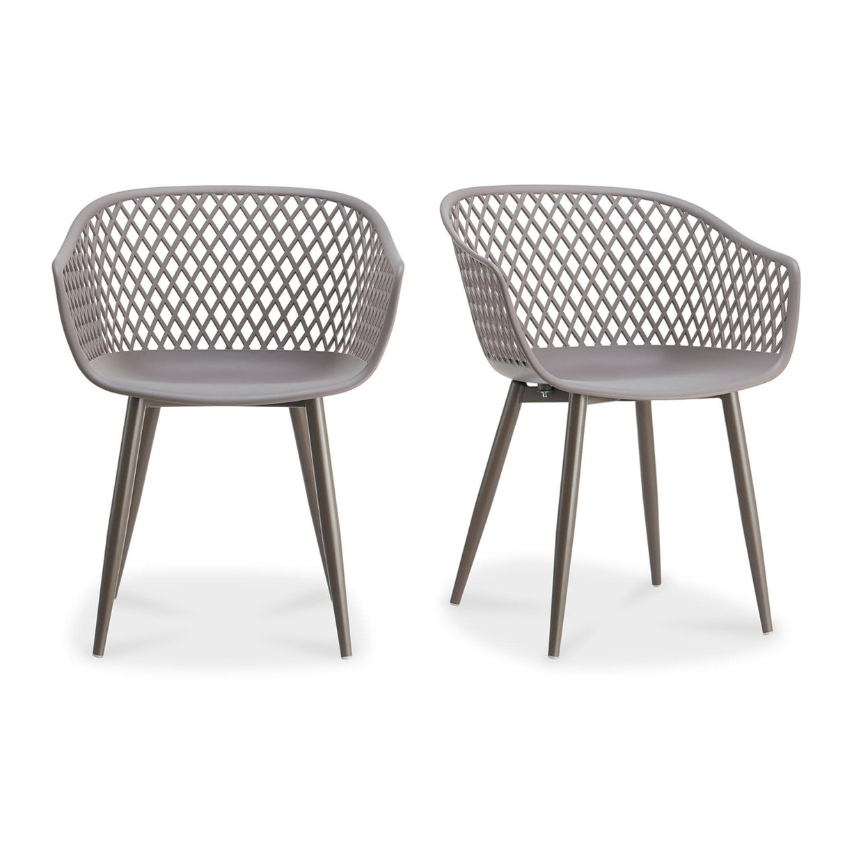   Modern European furniture - Molded Indoor/Outdoor Dining Chairs (2) - www.oroa.com | Oroa.com