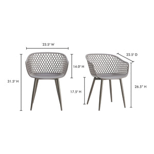   Modern European furniture - Molded Indoor/Outdoor Dining Chairs (2) - www.oroa.com | Oroa.com
