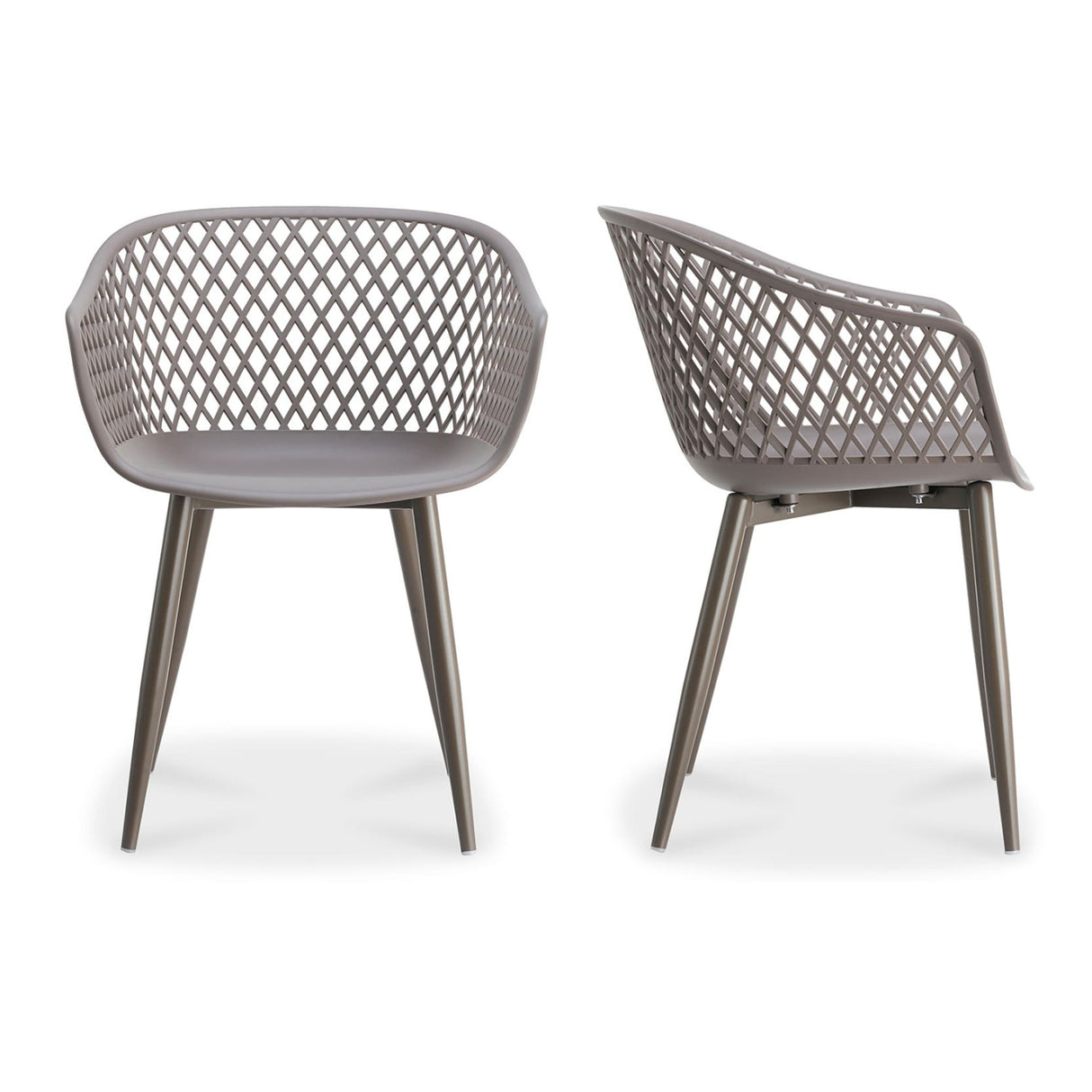   Modern European furniture - Molded Indoor/Outdoor Dining Chairs (2) - www.oroa.com | Oroa.com