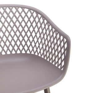   Modern European furniture - Molded Indoor/Outdoor Dining Chairs (2) - www.oroa.com | Oroa.com