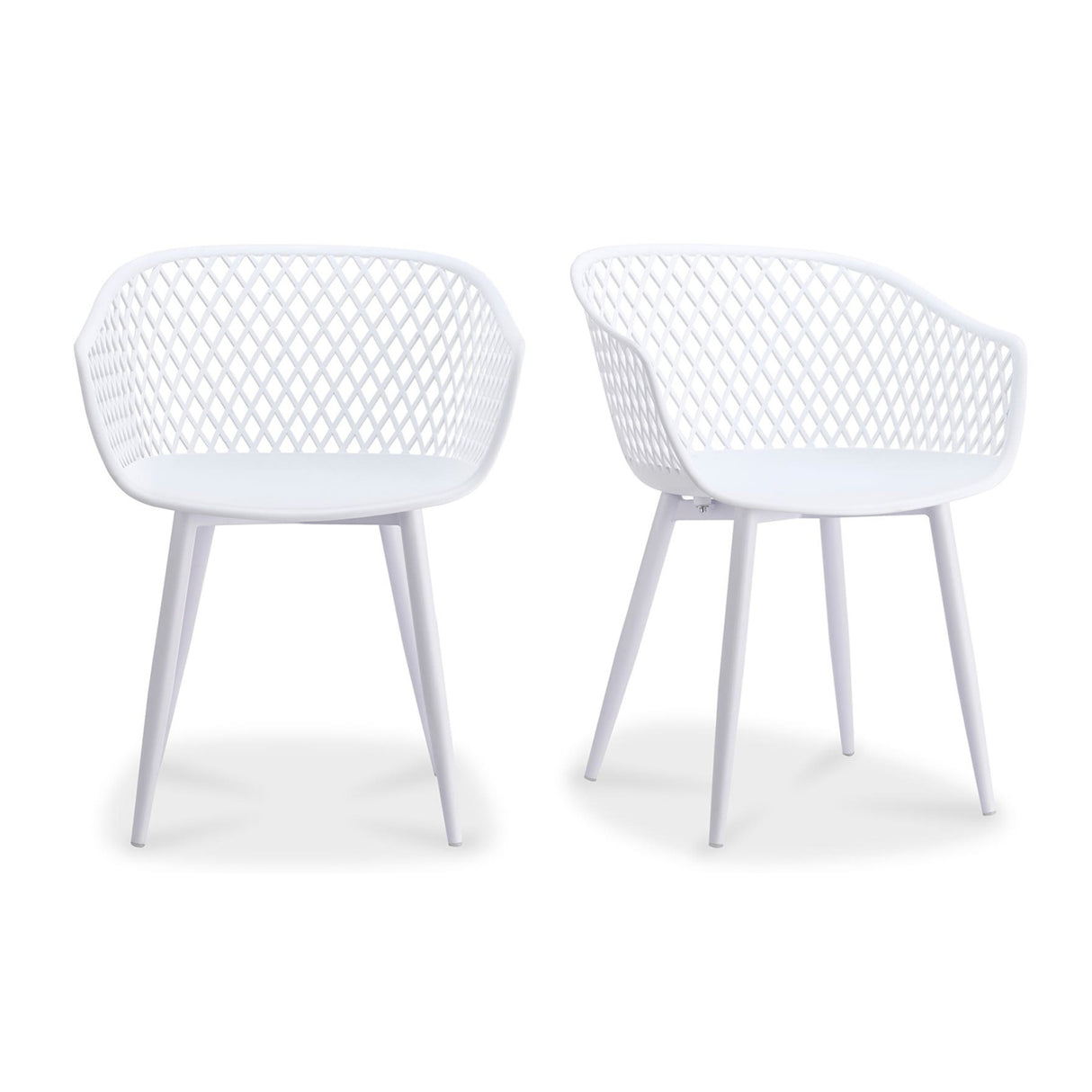   Modern European furniture - Molded Indoor/Outdoor Dining Chairs (2) - www.oroa.com | Oroa.com