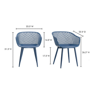  Modern European furniture - Molded Indoor/Outdoor Dining Chairs (2) - www.oroa.com | Oroa.com