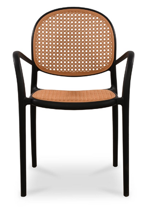   Modern European furniture - Woven Design Outdoor Dining Chairs (2) - www.oroa.com | Oroa.com