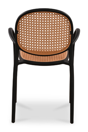   Modern European furniture - Woven Design Outdoor Dining Chairs (2) - www.oroa.com | Oroa.com
