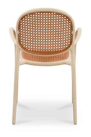   Modern European furniture - Woven Design Outdoor Dining Chairs (2) - www.oroa.com | Oroa.com