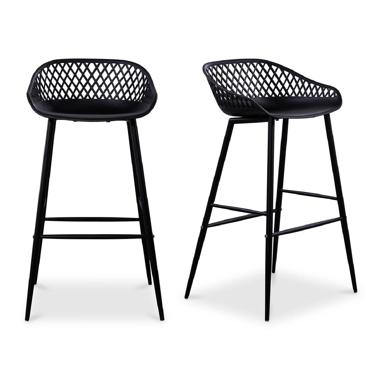  Modern European furniture - Molded Indoor/Outdoor Bar Stools (2) - www.oroa.com | Oroa.com