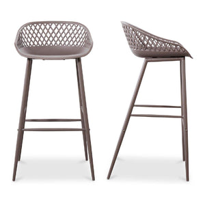   Modern European furniture - Molded Indoor/Outdoor Bar Stools (2) - www.oroa.com | Oroa.com