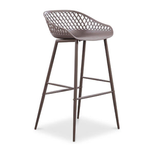   Modern European furniture - Molded Indoor/Outdoor Bar Stools (2) - www.oroa.com | Oroa.com