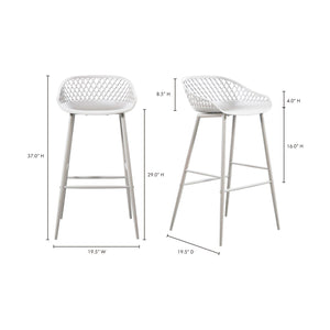   Modern European furniture - Molded Indoor/Outdoor Bar Stools (2) - www.oroa.com | Oroa.com