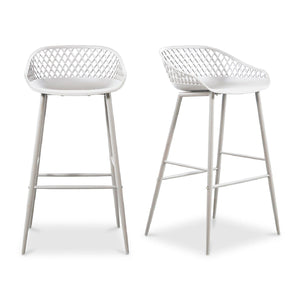   Modern European furniture - Molded Indoor/Outdoor Bar Stools (2) - www.oroa.com | Oroa.com