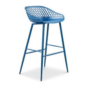   Modern European furniture - Molded Indoor/Outdoor Bar Stools (2) - www.oroa.com | Oroa.com
