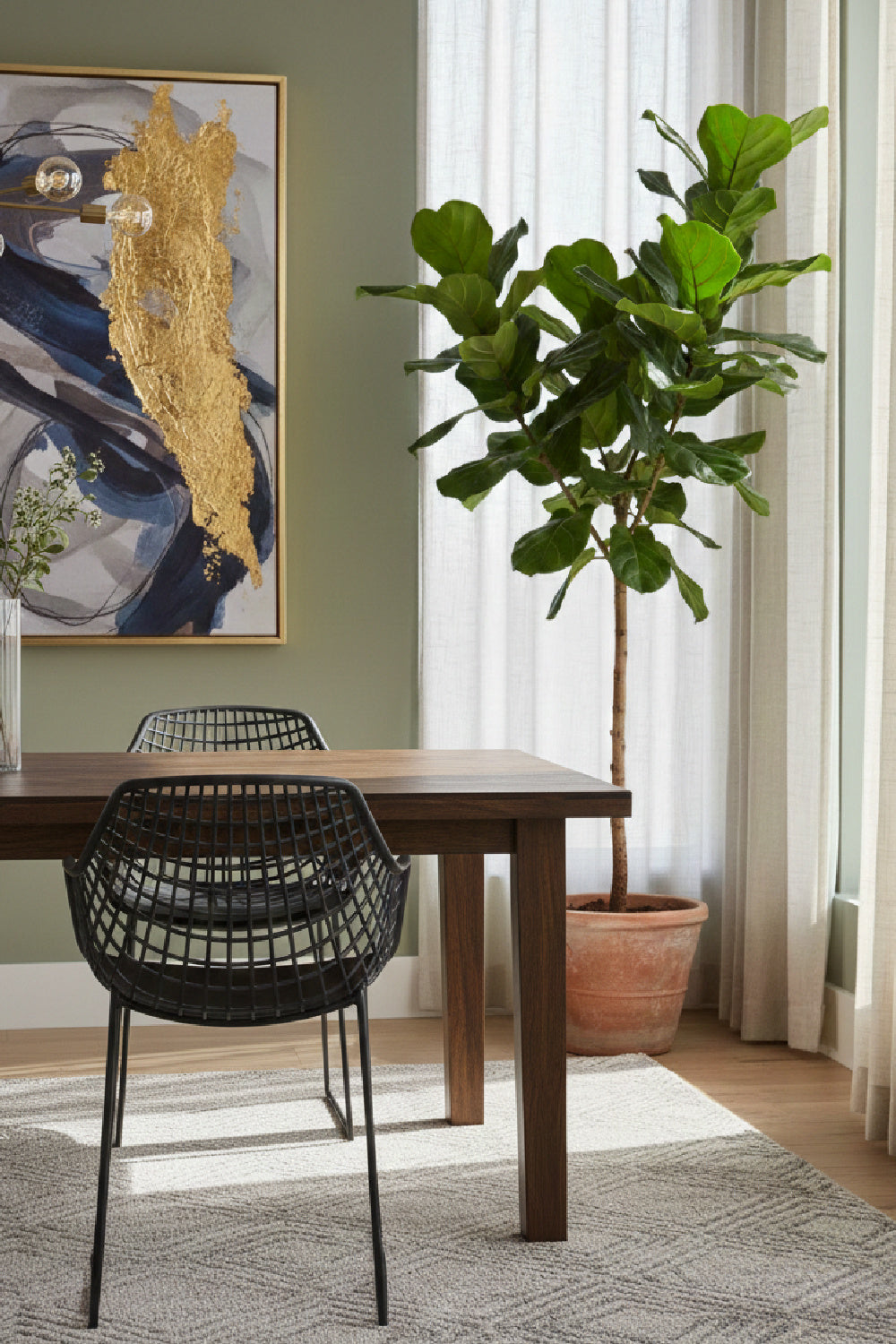   Modern European furniture - Black Perforated Indoor/Outdoor Dining Chairs (2) - www.oroa.com | Oroa.com