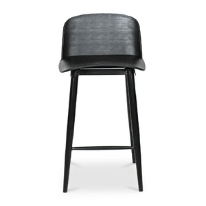   Modern European furniture - Black Indoor/Outdoor Counter Stools (2) - www.oroa.com | Oroa.com