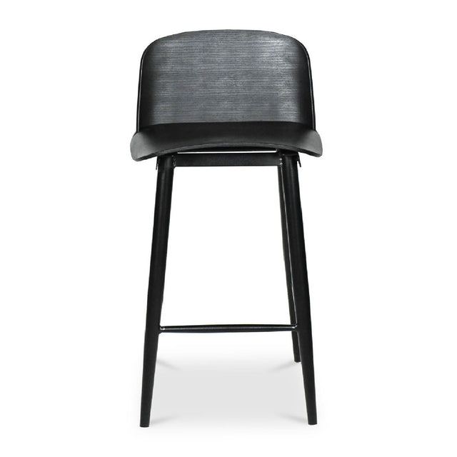 Modern European furniture - Black Indoor/Outdoor Counter Stools (2) - www.oroa.com