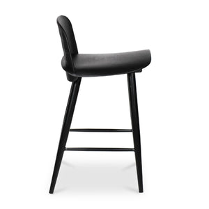   Modern European furniture - Black Indoor/Outdoor Counter Stools (2) - www.oroa.com | Oroa.com