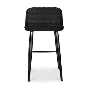   Modern European furniture - Black Indoor/Outdoor Counter Stools (2) - www.oroa.com | Oroa.com
