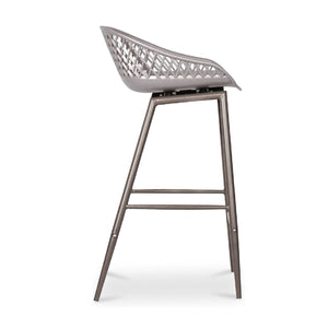   Modern European furniture - Diamond-Mesh Indoor/Outdoor Counter Stools (2) - www.oroa.com | Oroa.com