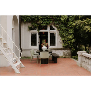   Modern European furniture - Green Outdoor Dining Chairs (2) - www.oroa.com | Oroa.com