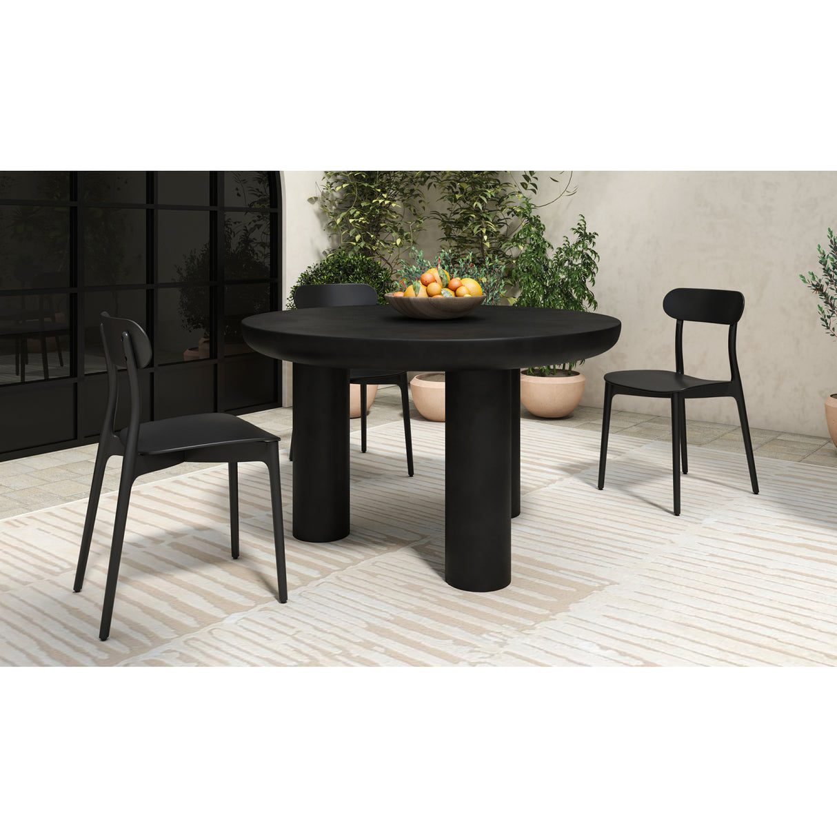   Modern European furniture - Open-Back Indoor/Outdoor Dining Chairs (2) - www.oroa.com | Oroa.com