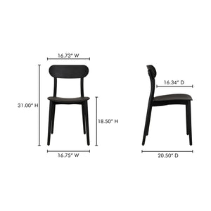   Modern European furniture - Open-Back Indoor/Outdoor Dining Chairs (2) - www.oroa.com | Oroa.com