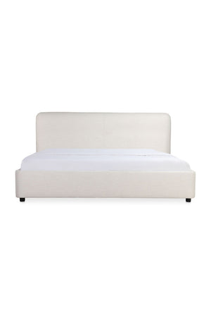   Modern European furniture - White Linen Queen Bed - www.oroa.com | Oroa.com