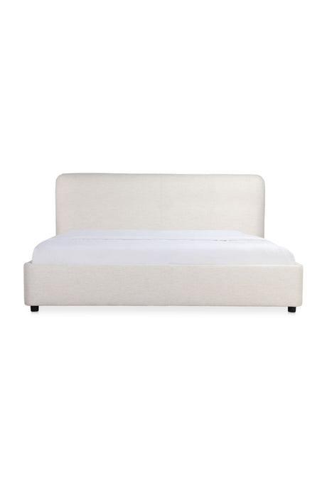   Modern European furniture - White Linen Queen Bed - www.oroa.com | Oroa.com