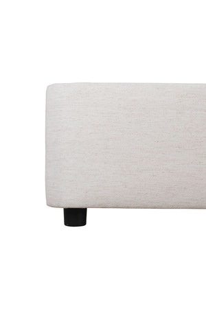   Modern European furniture - White Linen Queen Bed - www.oroa.com | Oroa.com