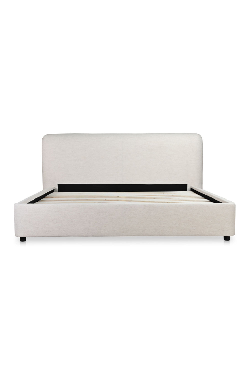   Modern European furniture - White Linen King Bed - www.oroa.com | Oroa.com