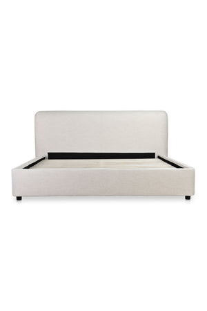   Modern European furniture - White Linen King Bed - www.oroa.com | Oroa.com