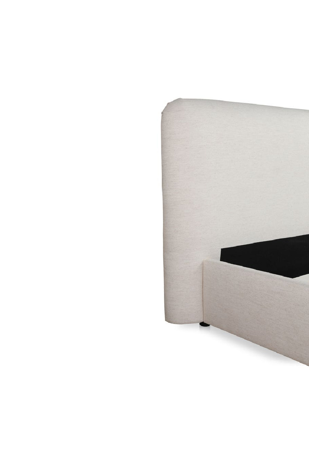  Modern European furniture - White Linen King Bed - www.oroa.com | Oroa.com