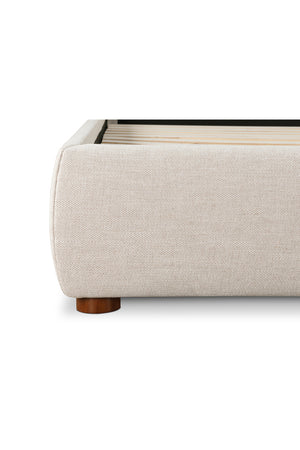   Modern European furniture - Beige Linen Blend Bed - www.oroa.com | Oroa.com