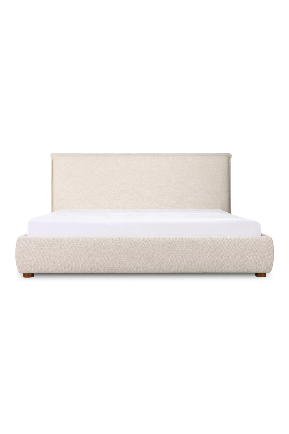   Modern European furniture - Beige Linen Blend Bed - www.oroa.com | Oroa.com