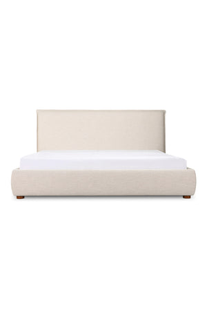   Modern European furniture - Beige Linen Blend Bed - www.oroa.com | Oroa.com