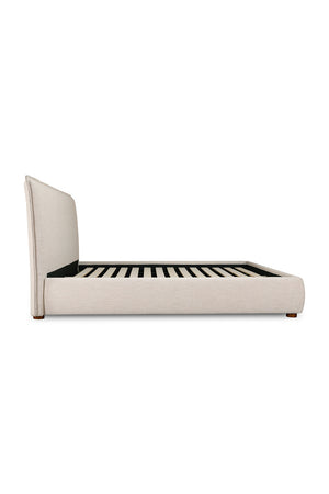   Modern European furniture - Beige Linen Blend Bed - www.oroa.com | Oroa.com