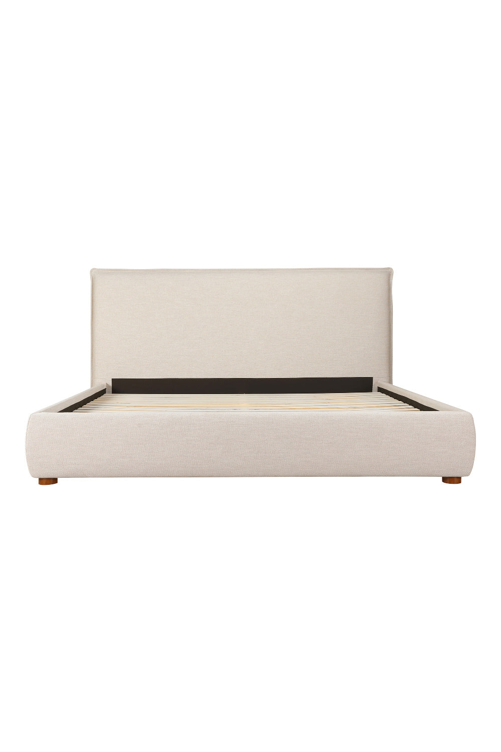   Modern European furniture - Beige Linen Blend Bed - www.oroa.com | Oroa.com