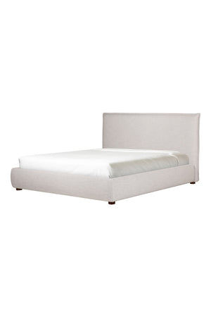   Modern European furniture - Gray Linen Blend Bed - www.oroa.com | Oroa.com