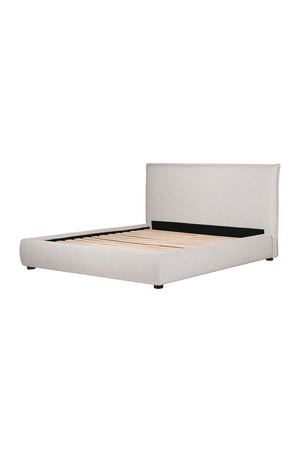   Modern European furniture - Gray Linen Blend Bed - www.oroa.com | Oroa.com