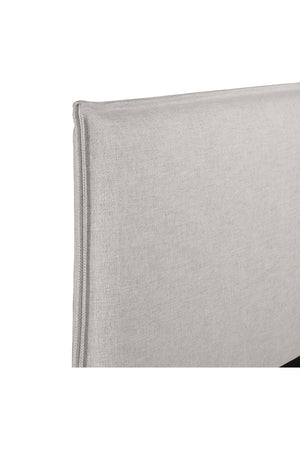   Modern European furniture - Gray Linen Blend Bed - www.oroa.com | Oroa.com