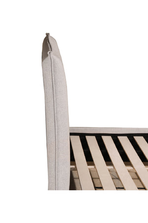   Modern European furniture - Gray Linen Blend Bed - www.oroa.com | Oroa.com