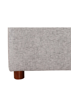   Modern European furniture - Gray Channeled Queen Bed - www.oroa.com | Oroa.com