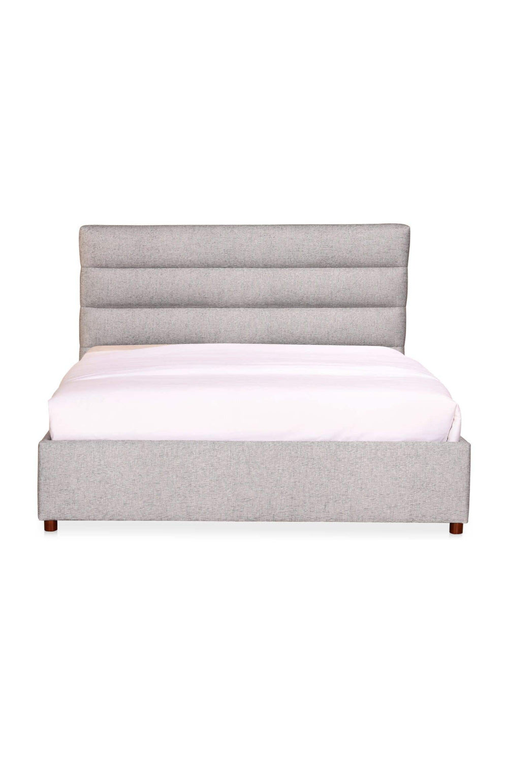   Tufted Gray King Bed | Oroa.com