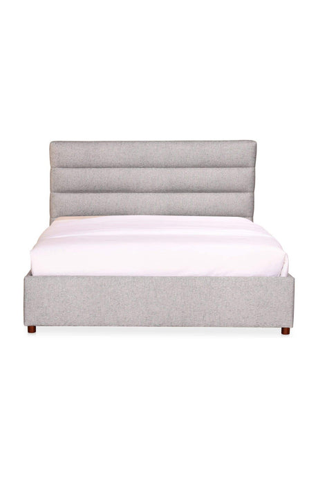  Tufted Gray King Bed | Oroa.com