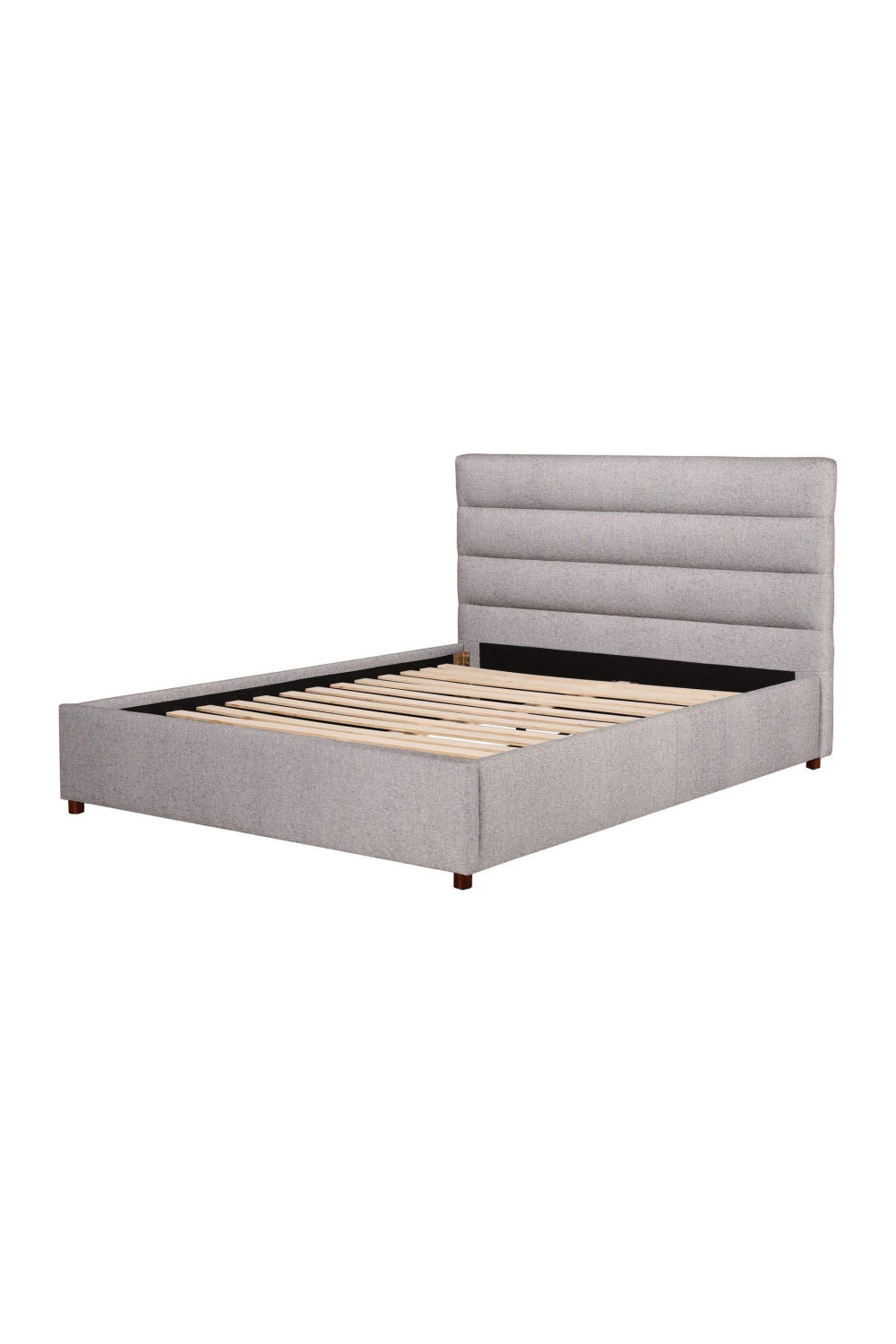   Tufted Gray King Bed | Oroa.com