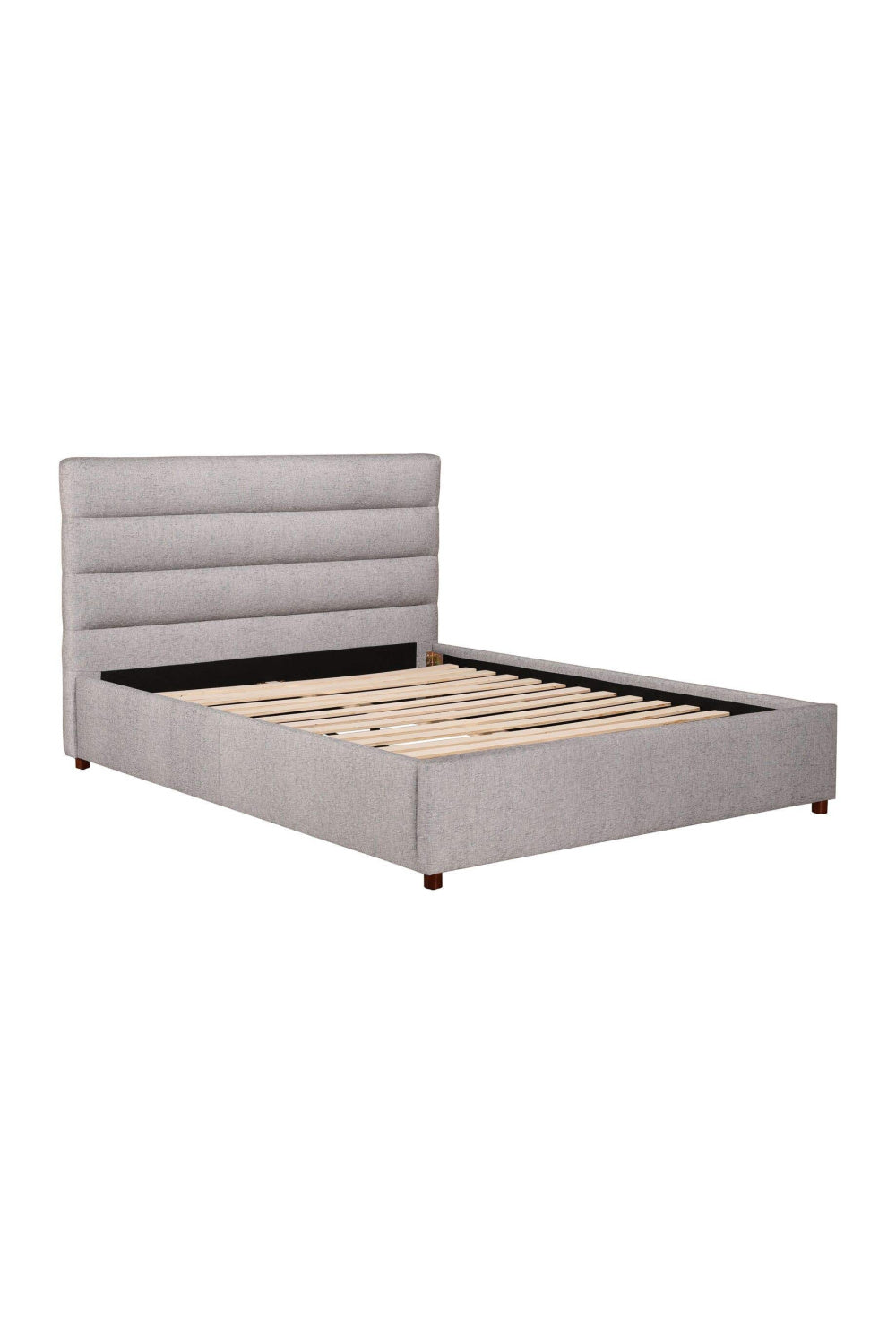   Tufted Gray King Bed | Oroa.com