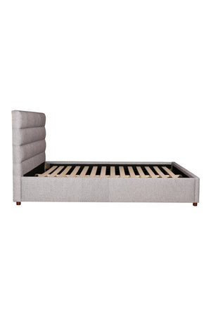   Tufted Gray King Bed | Oroa.com