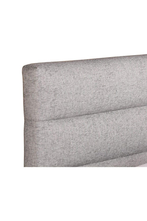   Tufted Gray King Bed | Oroa.com