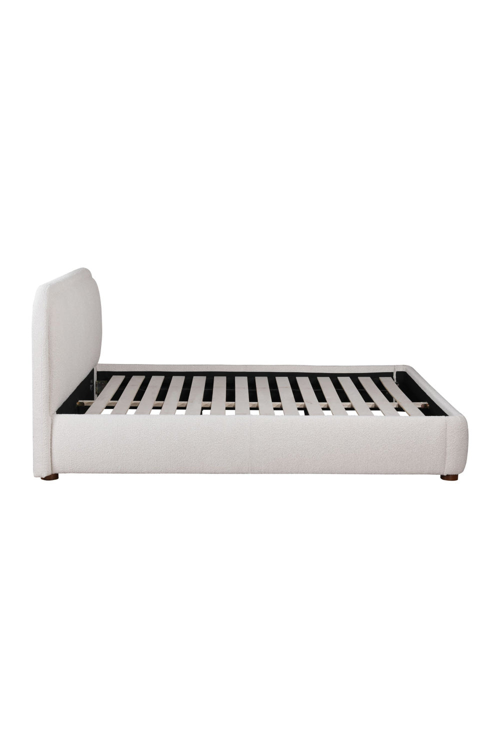   Modern European furniture - Beige Velvet Queen Bed - www.oroa.com | Oroa.com