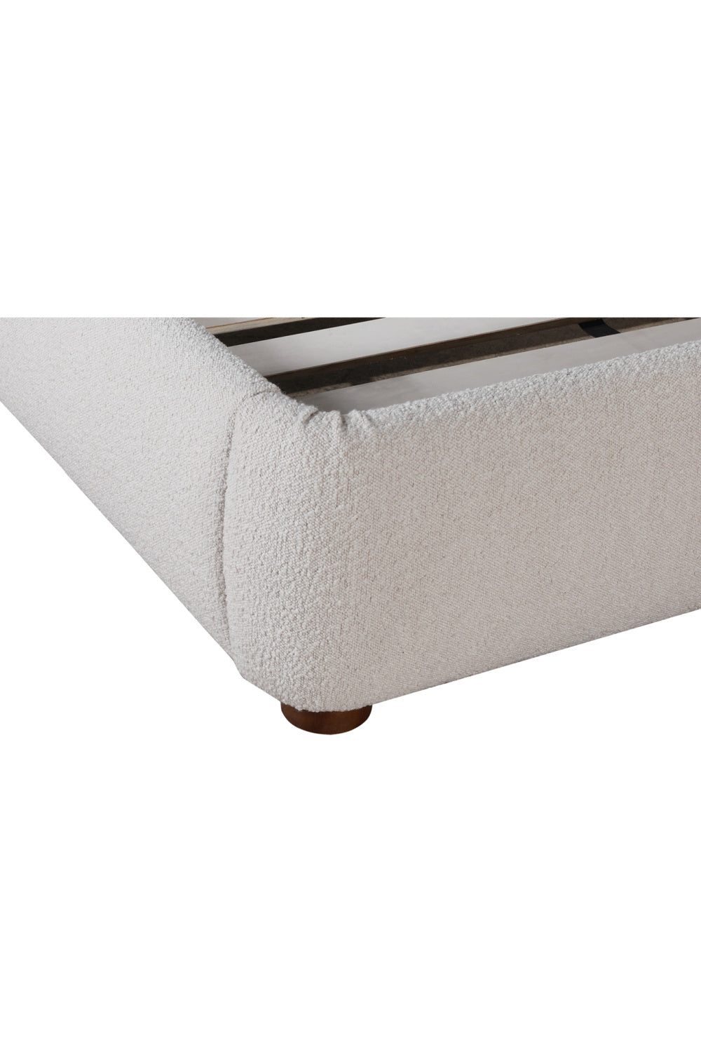   Modern European furniture - Cream Velvet King Bed - www.oroa.com | Oroa.com