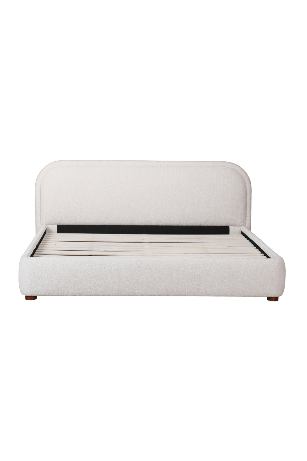   Modern European furniture - Cream Velvet King Bed - www.oroa.com | Oroa.com