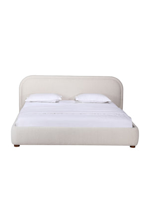   Modern European furniture - Cream Velvet King Bed - www.oroa.com | Oroa.com